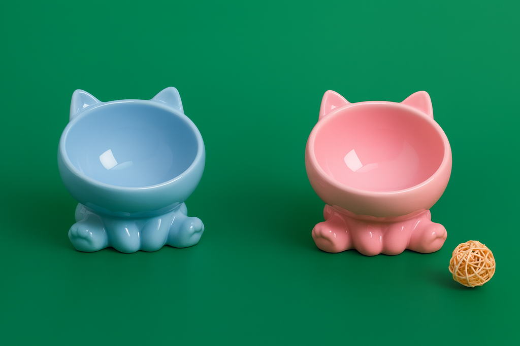 Ergonomic Ceramic Pet Bowl
