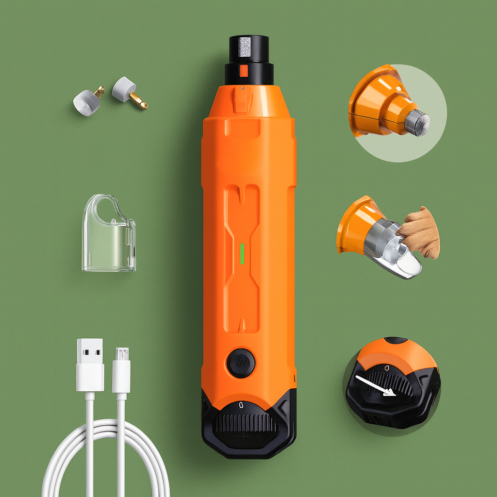 PetNovus 6-Speed LED Dog Nail Grinder