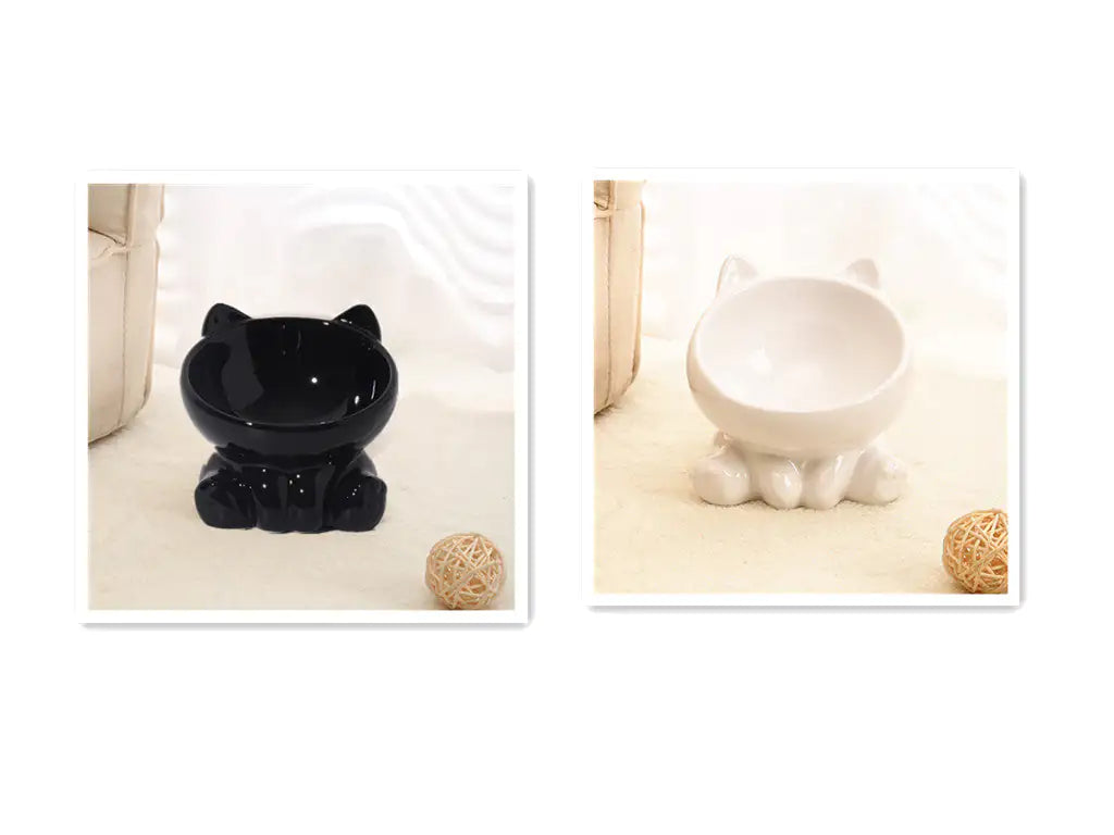 Ergonomic Ceramic Pet Bowl