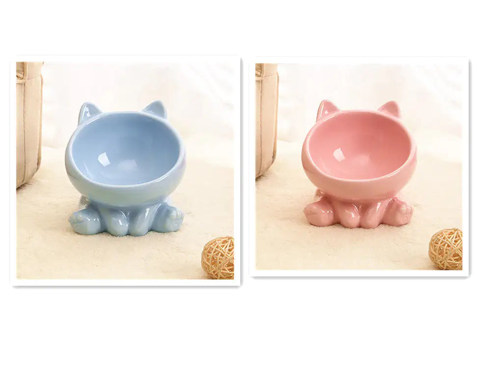 Ergonomic Ceramic Pet Bowl